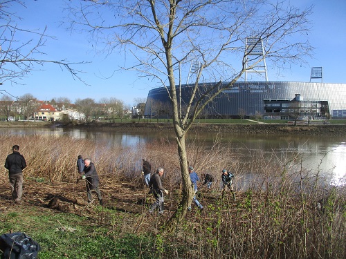 Ausblick auf das Stadion